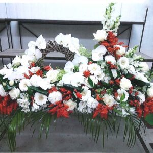 Montage de fleurs naturelles "tradition" (XL)